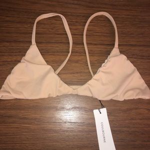 NWT Coulbourne Nude Bikini Top - S